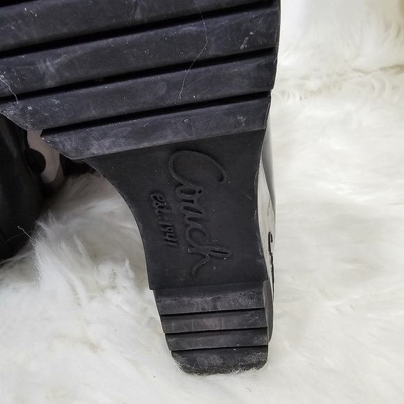 Coach - monogram boots size 7.5 black - Picture 6 of 14